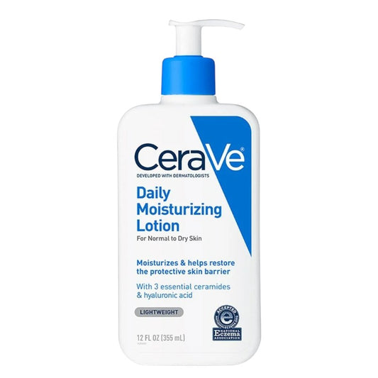 Buy CeraVe Daily Moisturizing Lotion at best price in Pakistan – lightweight body and face lotion with ceramides and hyaluronic acid for long-lasting hydration, available online

