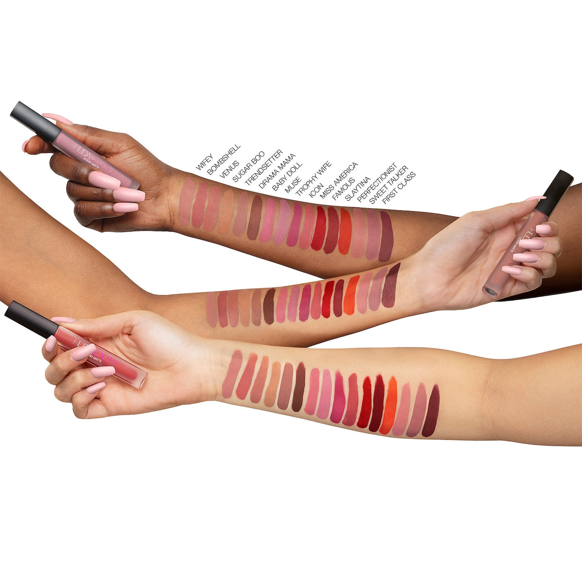 Huda Beauty |  Liquid Matte Ultra-Comfort Transfer-proof Lipstick