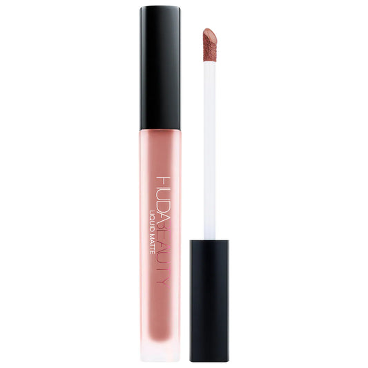 Huda Beauty Liquid Matte Ultra-Comfort Transfer-proof Lipstick – lightweight liquid lipstick with ultra-matte finish, comfortable wear and long-lasting pigment, available online in Pakistan
