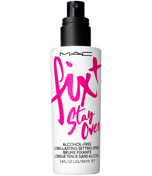 MAC Fix+ Stay Over 16HR Setting Spray – long-lasting makeup setting spray providing up to 16 hours of hold, lightweight, oil-control, and radiant finish, available online in Pakistan
