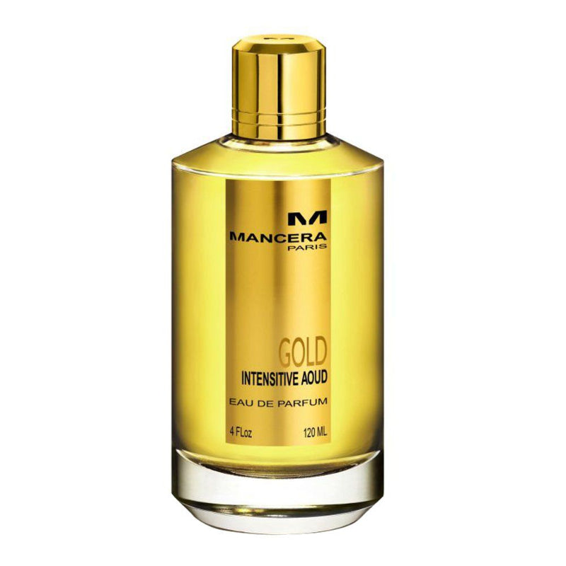 “Mancera Gold Intensitive Aoud Eau de Parfum – luxurious oud and rose fragrance with saffron, amber and white musk available in Pakistan”