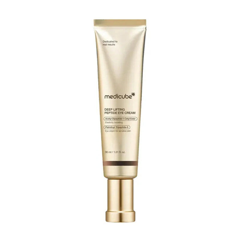 Authentic Medicube Deep Lifting Peptide Eye Cream for Face available online in Pakistan at Makeup by Unzilay – original Korean anti-aging eye and face cream with peptides for lifting, firming, reducing wrinkles, and hydrating skin with cash on delivery nationwide.
