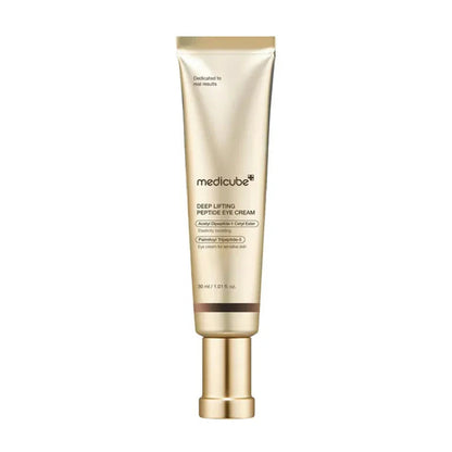 Authentic Medicube Deep Lifting Peptide Eye Cream for Face available online in Pakistan at Makeup by Unzilay – original Korean anti-aging eye and face cream with peptides for lifting, firming, reducing wrinkles, and hydrating skin with cash on delivery nationwide.
