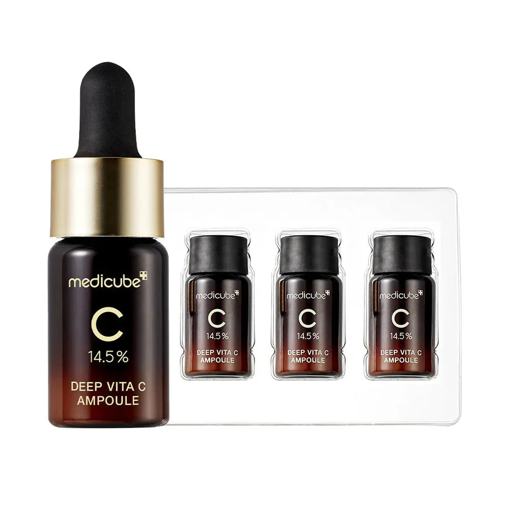 Authentic Medicube Deep Vita C Ampoule 2.0 available online in Pakistan at Makeup by Unzilay – original Korean vitamin C serum for brightening, reducing dark spots, improving skin tone, and hydrating skin with cash on delivery nationwide.
