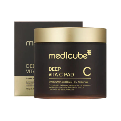 Authentic Medicube Deep Vita C Pad 70pcs available online in Pakistan at Makeup by Unzilay – original Korean skincare pads with vitamin C for brightening, reducing dark spots, hydrating, and revitalizing skin with cash on delivery nationwide.
