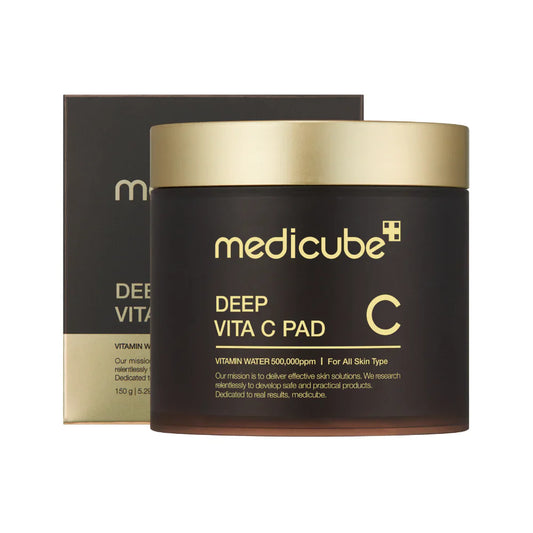 Authentic Medicube Deep Vita C Pad 70pcs available online in Pakistan at Makeup by Unzilay – original Korean skincare pads with vitamin C for brightening, reducing dark spots, hydrating, and revitalizing skin with cash on delivery nationwide.
