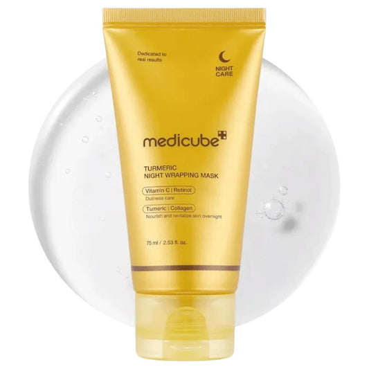 Authentic Medicube Kojic Acid Turmeric Brightening Gel Mask available online in Pakistan at Makeup by Unzilay – original Korean gel mask with kojic acid and turmeric for brightening, reducing dark spots, evening skin tone, and hydrating skin with cash on delivery nationwide.
