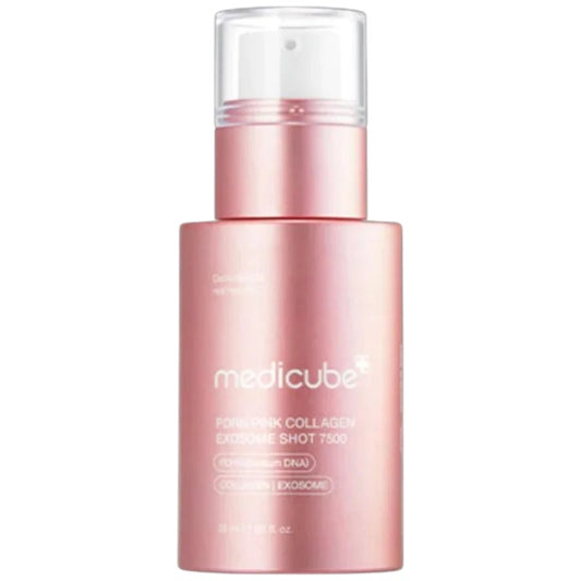 Authentic Medicube PDRN Pink Exosome Shot Serum 7500 available online in Pakistan at Makeup by Unzilay – original Korean serum with exosome and pink formula for firming, repairing, hydrating, and revitalizing skin with cash on delivery nationwide.
