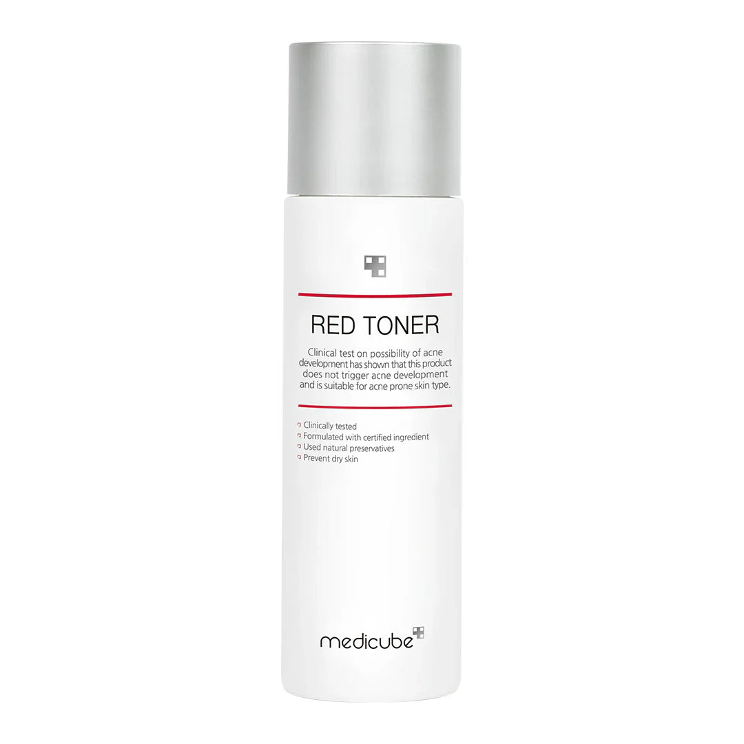 Buy authentic Medicube Red Toner 2.0 in Pakistan at Makeup by Unzilay – original Korean toner for acne-prone and sensitive skin, helps reduce breakouts, control oil, hydrate, and brighten with cash on delivery nationwide.

