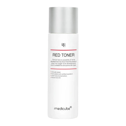 Buy authentic Medicube Red Toner 2.0 in Pakistan at Makeup by Unzilay – original Korean toner for acne-prone and sensitive skin, helps reduce breakouts, control oil, hydrate, and brighten with cash on delivery nationwide.
