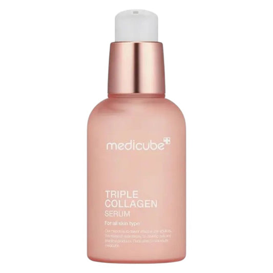 Buy authentic Medicube Triple Collagen Serum 4.0 in Pakistan at Makeup by Unzilay – original Korean anti-aging serum with triple collagen for firming, hydrating, brightening, and improving skin elasticity with cash on delivery nationwide.
