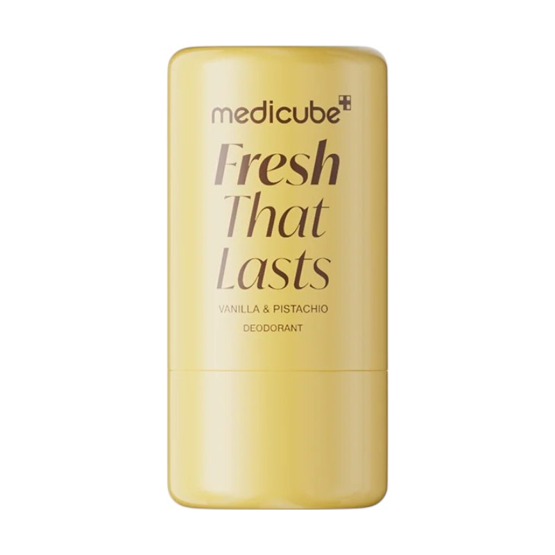 Medicube Vanilla & Pistachio Deodorant 80g – Kojic Acid brightening aluminum-free deodorant stick with vanilla, pistachio, caramel and sandalwood gourmand fragrance for fresh underarm care in Pakistan