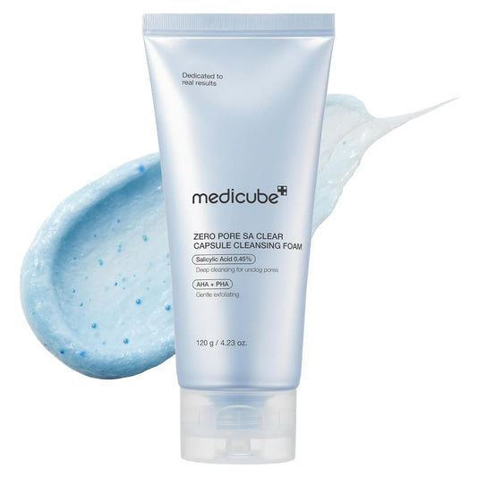 Medicube Zero Pore SA Clear Capsule Cleansing Foam – authentic Korean skincare in Pakistan
