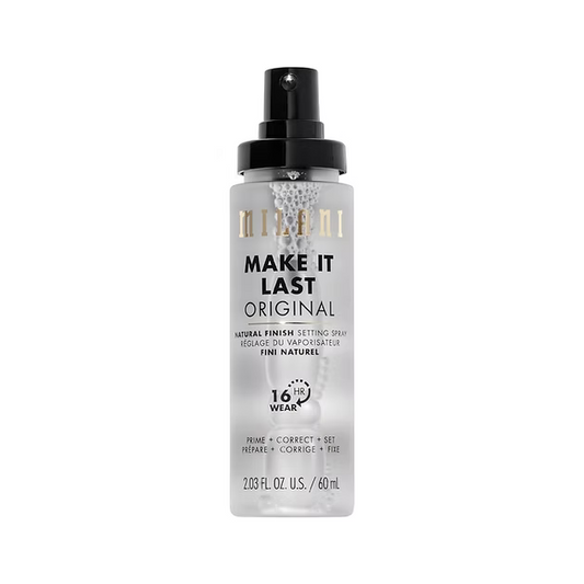 Milani Make It Last Matte Charcoal Setting Spray – oil-control matte setting spray infused with charcoal for smooth, shine-free, long-lasting makeup, available online in Pakistan
