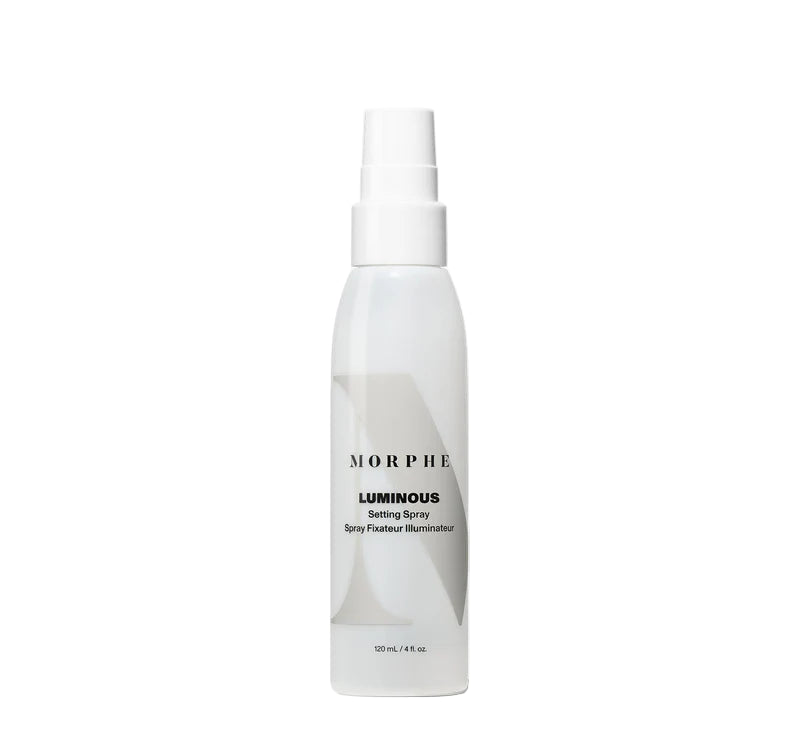 Morphe Luminous Setting Spray – hydrating makeup setting spray for radiant, dewy finish, lightweight and long-lasting, enhances makeup glow, available online in Pakistan
