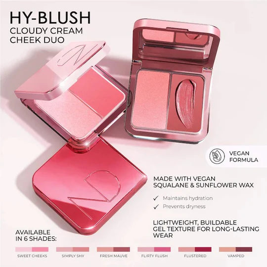 Natasha Denona | Hy-Blush Cloudy Cream Cheek Duo Collection