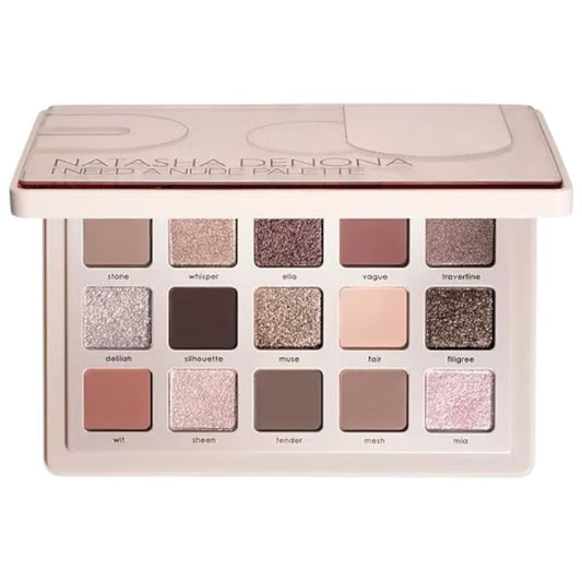 Natasha Denona I Need a Nude Eyeshadow Palette – versatile neutral eyeshadow palette with highly pigmented shades, perfect for everyday and glamorous eye looks, long-lasting and blendable, available online in Pakistan
