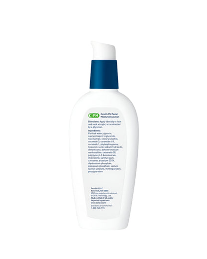 CeraVe | PM Facial Moisturizing Lotion | nighttime barrier support