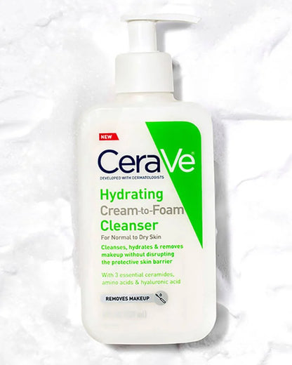 CeraVe | Hydrating Cream | to-Foam Cleanser | hybrid cleanser