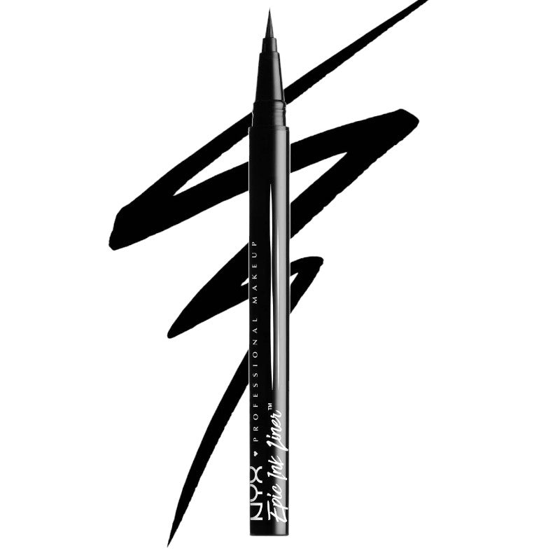 “NYX Epic Ink Waterproof Liquid Eyeliner – long lasting smudge proof precision eyeliner for bold eye makeup available in Pakistan”