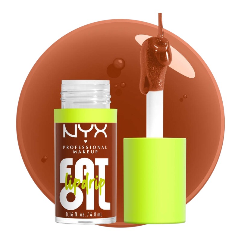 “NYX Fat Oil Lip Drip – hydrating glossy lip oil for shiny and smooth lips available in Pakistan”