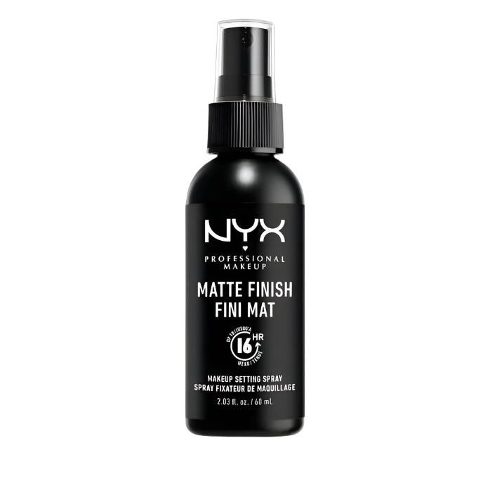 NYX Matte Finish Setting Spray – long-lasting, oil-control makeup setting spray for matte, flawless finish, suitable for all skin types, available online in Pakistan
