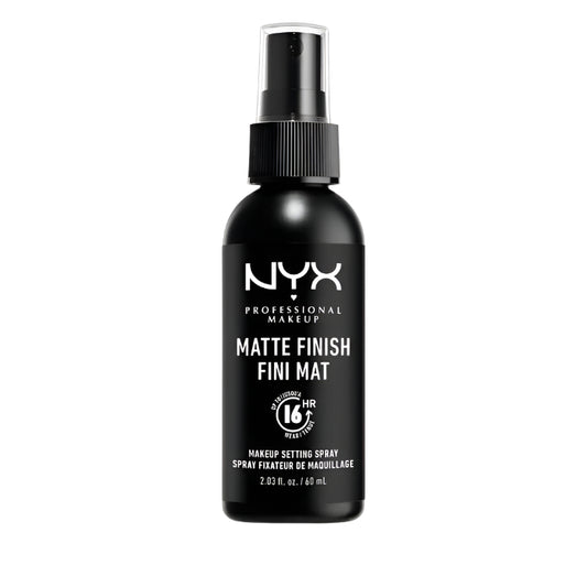 NYX Matte Finish Setting Spray – long-lasting, oil-control makeup setting spray for matte, flawless finish, suitable for all skin types, available online in Pakistan
