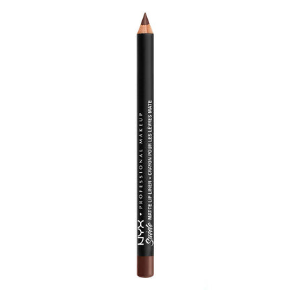 “NYX Suede Matte Lip Liner Velvet Soft Vegan Lip Pencil – long lasting smooth lip liner for defined matte lips available in Pakistan”