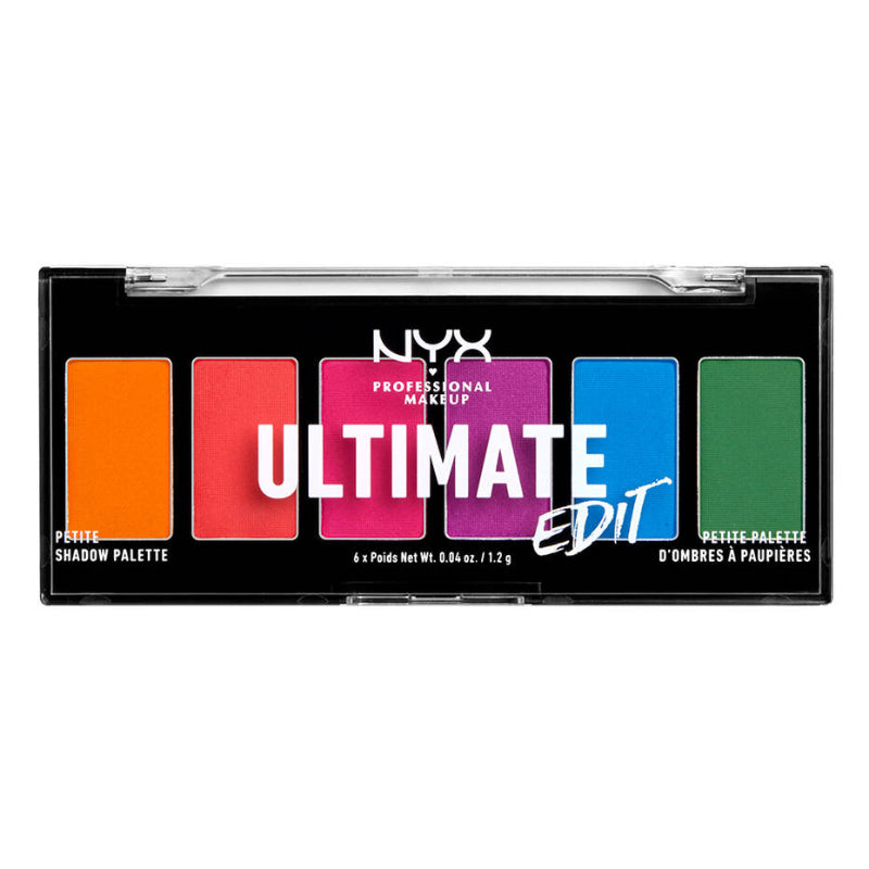 “NYX Ultimate Edit Petite Shadow Palette – compact mini eyeshadow palette for everyday and travel makeup looks available in Pakistan”