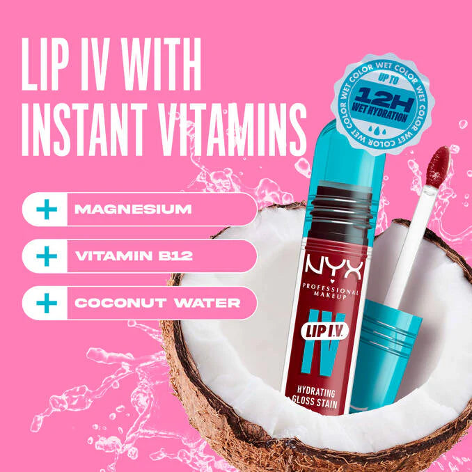 NYX | Lip I.V. Hydrating Lip Gloss Stain