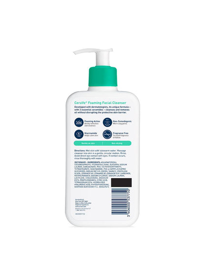 CeraVe | Foaming Facial Cleanser | for normal to oily skin