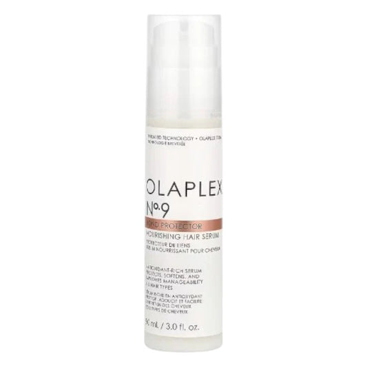 "Buy Olaplex No.9 Bond Protector Nourishing Hair Serum in Pakistan – reparative, lightweight serum that strengthens, nourishes, and protects hair from heat and damage."