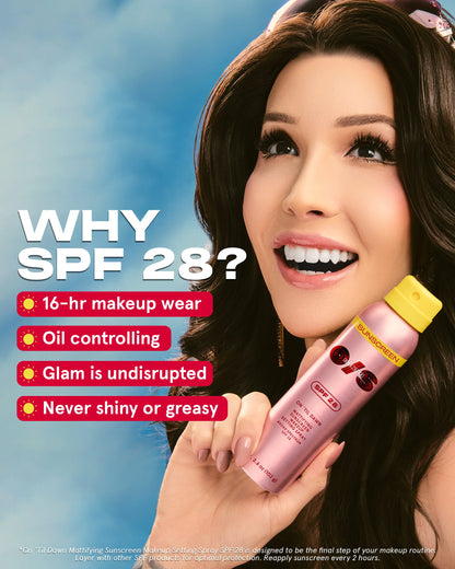 One/Size | On Til Dawn Mattifying Sunscreen Makeup Setting Spray SPF 28 Full-Sized
