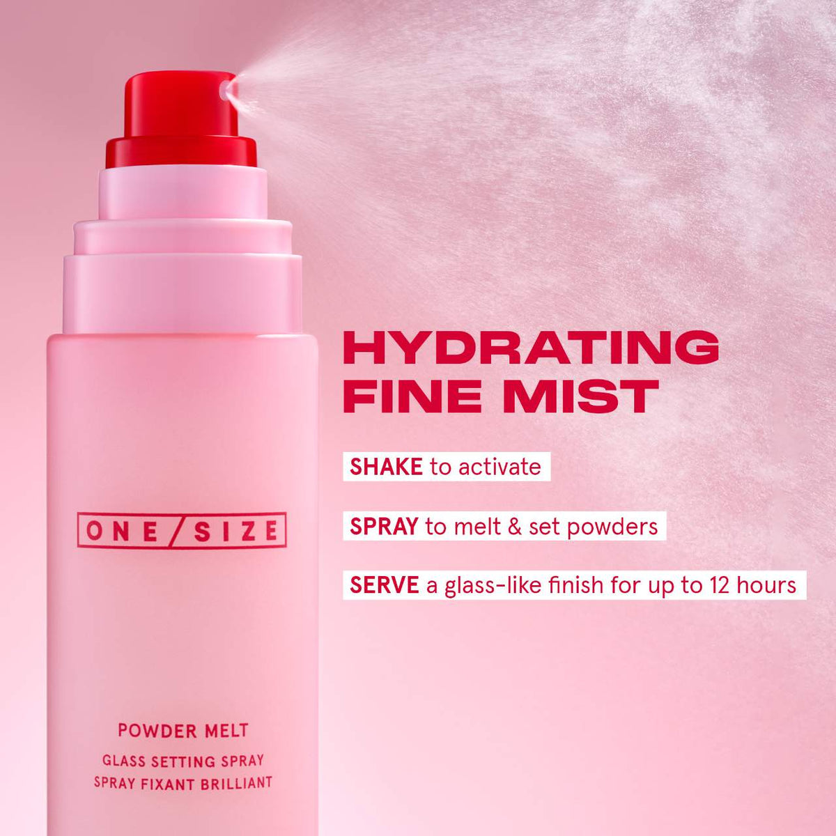ONE/SIZE by Patrick Starrr | Mini Powder Melt Glass Setting Spray