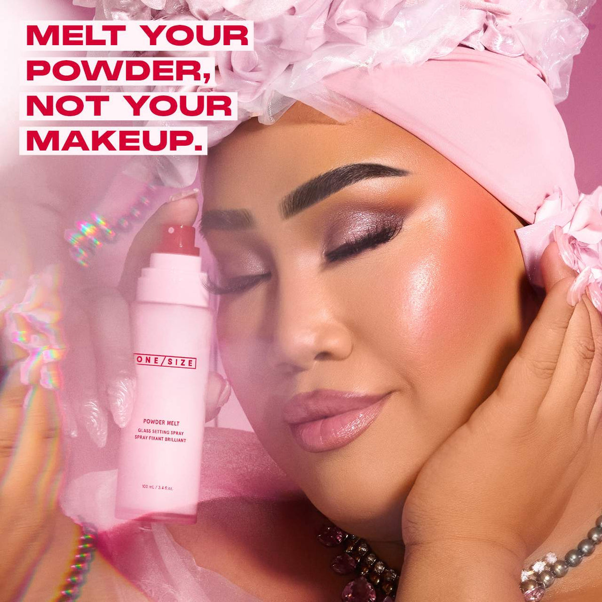 ONE/SIZE by Patrick Starrr | Mini Powder Melt Glass Setting Spray