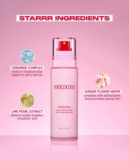 One/Size | Powder Melt Glass Setting Spray