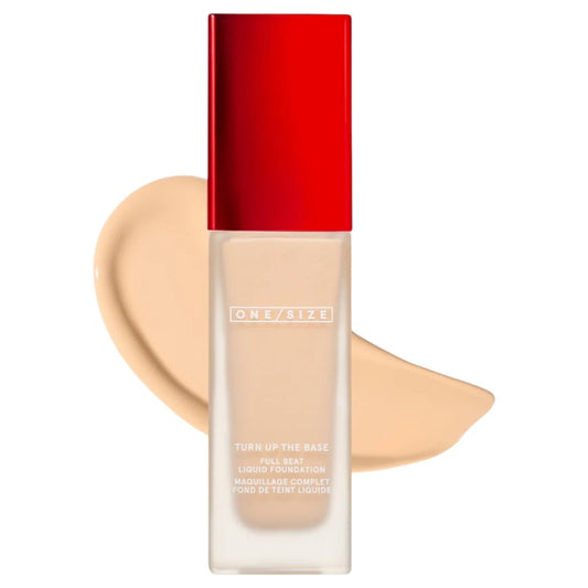 One/Size Turn Up The Base Full Beat Liquid Foundation – full-coverage, long-lasting liquid foundation for flawless, smooth skin, hydrating formula suitable for all skin types, available online in Pakistan
