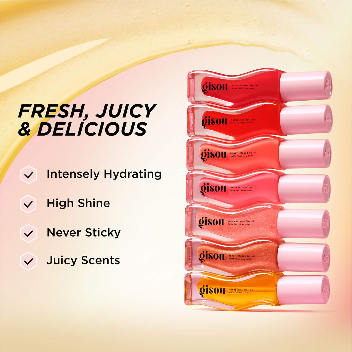 Gisou |  Honey Infused Hydrating Lip Oil