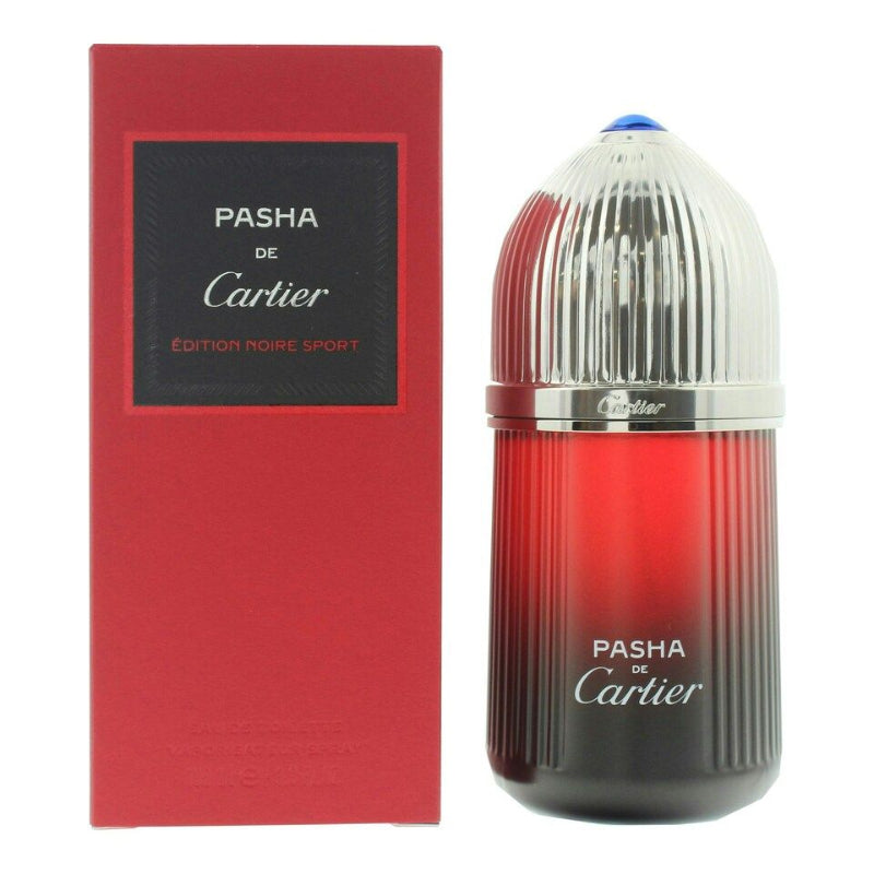 Pasha de Cartier Edition Noire Sport Eau de Toilette for Men – energizing fougère fragrance with refreshing citrus, marine and fruity notes, complemented by cedar wood depth, available in Pakistan