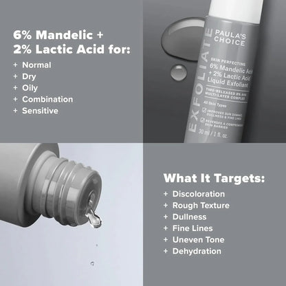 Paula’s Choice | Skin Perfecting Mandelic & Lactic Acid Liquid Exfoliant