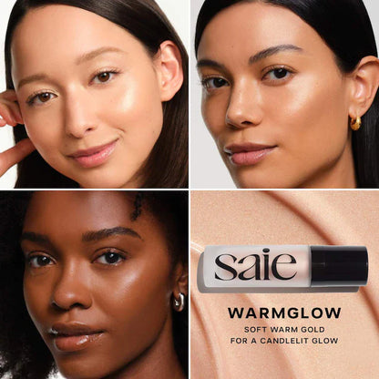 Saie | Glowy Super Gel Lightweight Dewy Multipurpose Illuminator | Warm glow