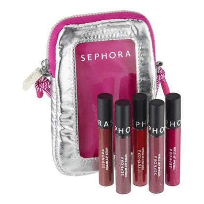 "Buy Sephora Moving Lights No Transfer Cream Lip Stain Velvety Red Kit in Pakistan – long-lasting velvety red lip stain with smooth, no-transfer formula for all-day wear."