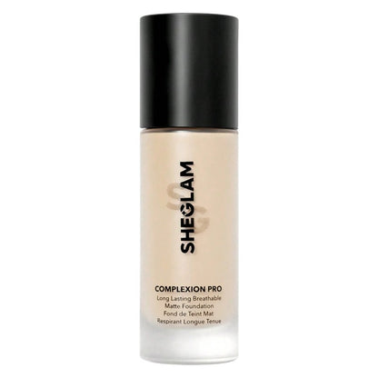 "Buy SHEGLAM Complexion Pro Long Lasting Matte Foundation in Pakistan – original lightweight liquid foundation offering full, buildable coverage with a long-lasting matte finish."