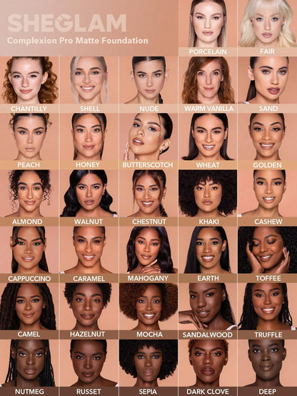 Shelgam | Complexion Pro Long Lasting Matte Foundation