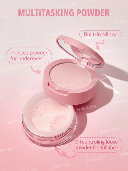 Shelgam | Face Setting Powder Duo-Bubblegum