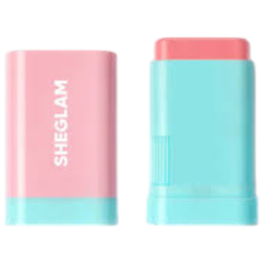 "Buy SHEGLAM Glass Glow Blush Stick Pink Lemonade in Pakistan – original creamy blush stick that delivers a radiant, dewy glow with long-lasting color for all skin tones."