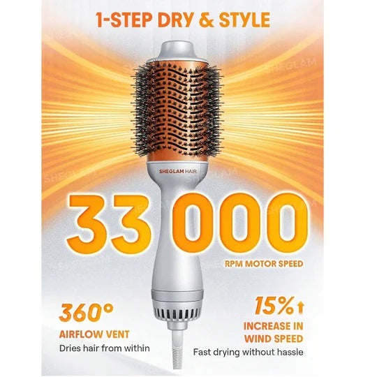 Shelgam | HAIR Blowout Bliss Volumizing Hot Air Brush