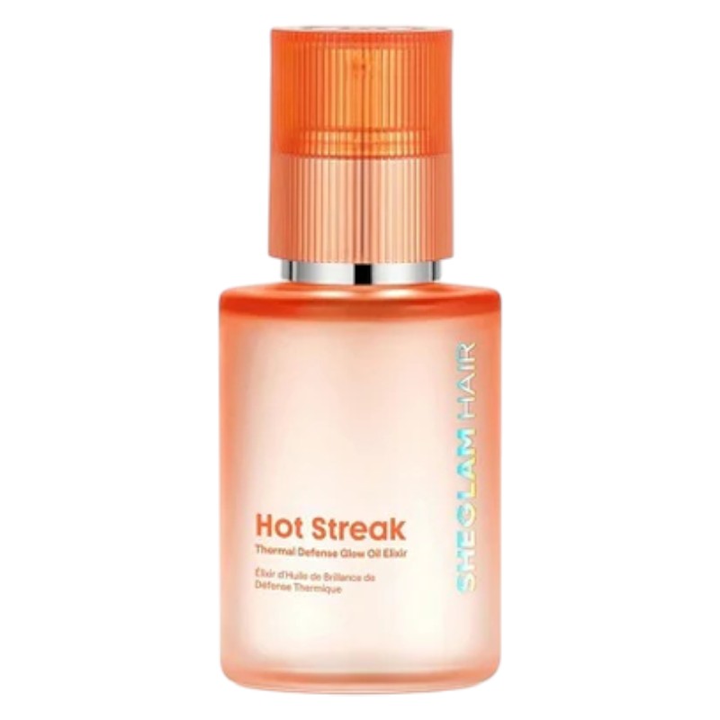 "Buy SHEGLAM Hair Hot Streak Thermal Defense Glow Oil Elixir 50ml in Pakistan – original heat-protective hair oil that adds shine, prevents damage, and nourishes hair during styling."
