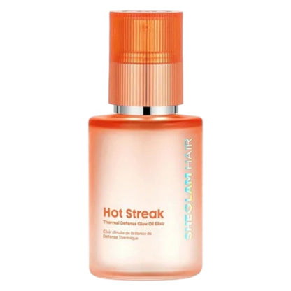 "Buy SHEGLAM Hair Hot Streak Thermal Defense Glow Oil Elixir 50ml in Pakistan – original heat-protective hair oil that adds shine, prevents damage, and nourishes hair during styling."