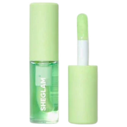 Buy SHEGLAM Jelly Wow Hydrating Lip Oil Green Apple Envy 6gm in Pakistan – original nourishing lip oil that hydrates, softens, and adds glossy shine with a fruity green apple finish.